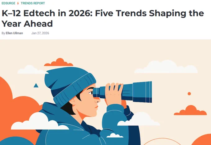 K–12 EdTech in 2026 is coming fast! From AI to digital wellbeing, the year ahead calls for balanced, thoughtful leadership.
For more Screen-Time info, explore CoSN’s Screens in Balance.