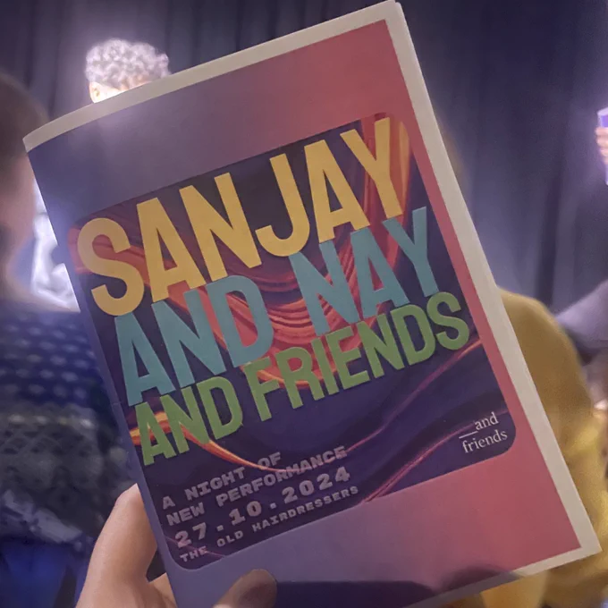 A programme that reads Sanjay and Nay and Friends