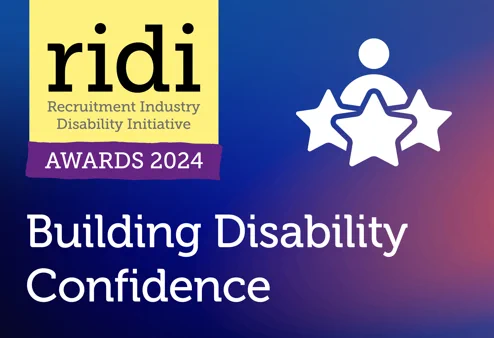 RIDI Awards 2024 Category - Building Disability Confidence 