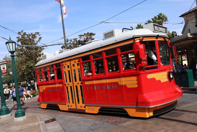 Red Car Trolley on Buena Vista Street
