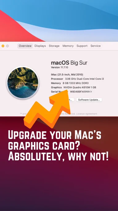 iMac upgrade graphic card