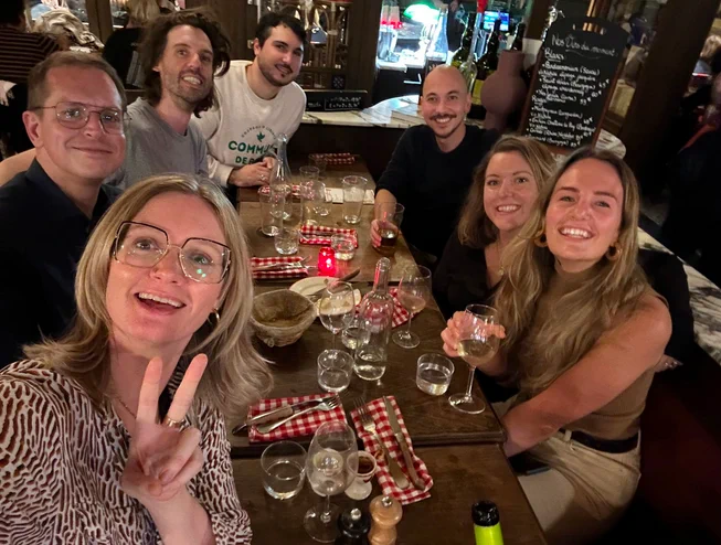 Photo of copywriters uniting in Paris