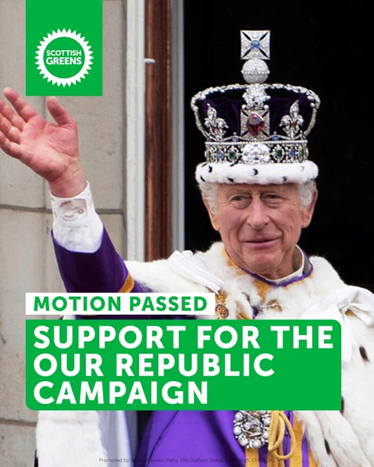 Motion passed. Support for the Our Republic campaign.