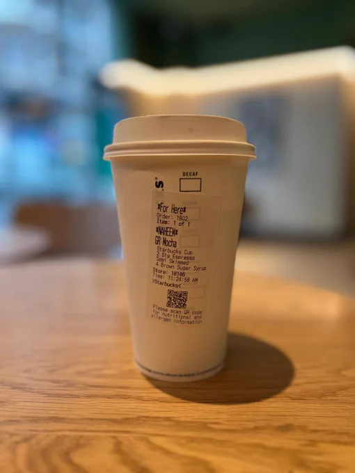 Starbucks Coffee Cup