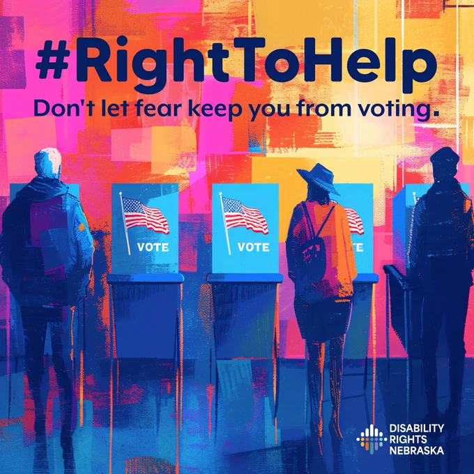 People voting.