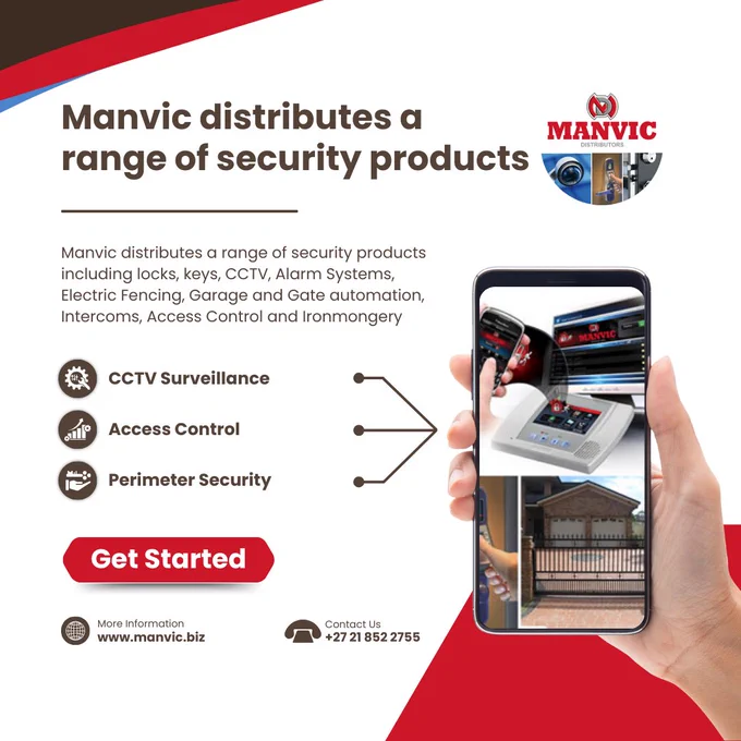 Your one-stop shop for security! Manvic distributes a wide range of products including locks, keys, alarm systems, intercoms, and more.