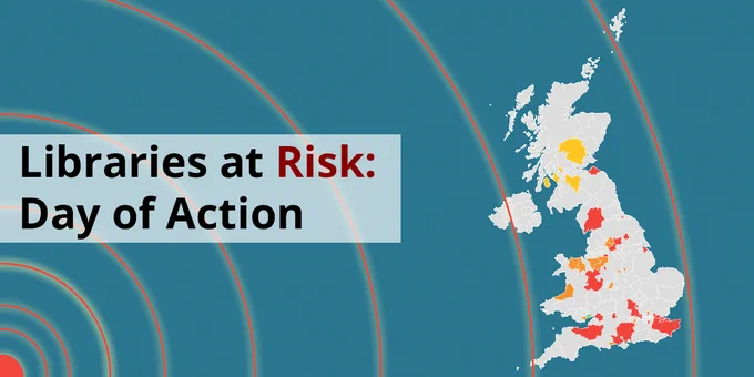 Libraries at Risk Day of Action banner