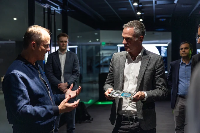 Secretary of State Peter Kyle meets with members of AI company Nvidia in San Francisco