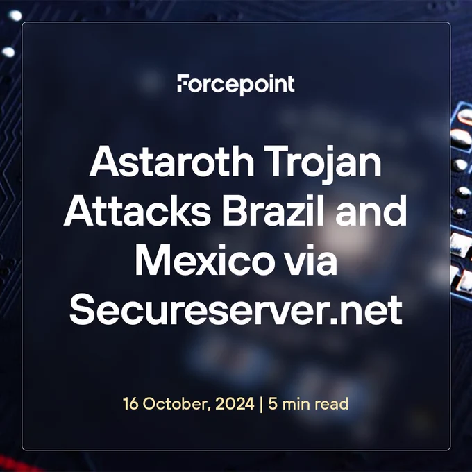 New from X-Labs: Prashant Kumar analyzes new activity from the Astaroth banking trojan delivered via secureserver[.]net URLs.