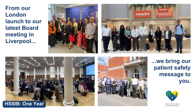From our London launch to our latest Board meeting in Liverpool...we bring our patient safety message to you.