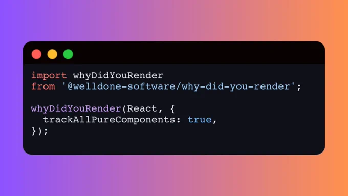 Usng why-did-you-render in React Native