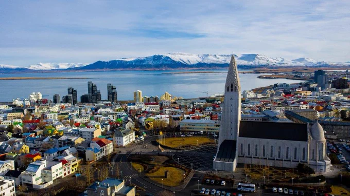 Photo of Reykjavik, Iceland.