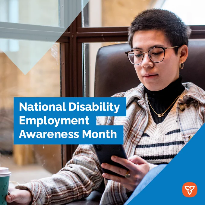 Person with a disability at work