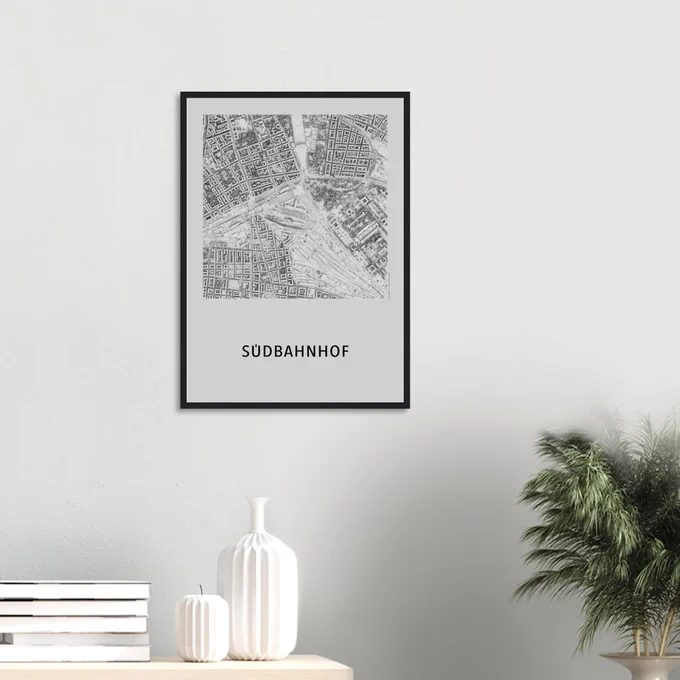 Südbahnhof Poster by Fleischkas
