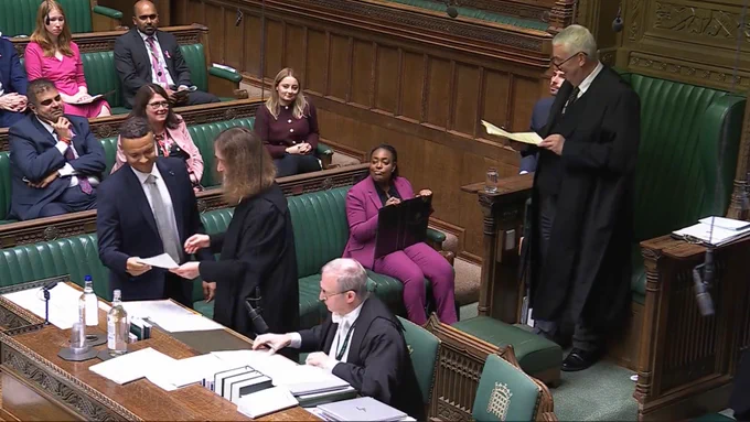 Clive Lewis MP introduces the Water Bill to Parliament, 16 October 2024