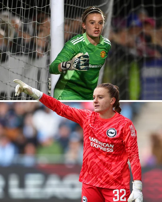 Sophie Baggaley in action for United and Brighton.