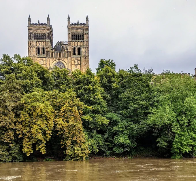 View of Durham Cathedral above the River Wear