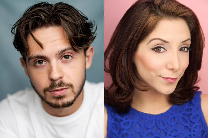 Adam Filipe and Christina Bianco