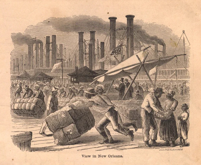 Enslaved African dock workers