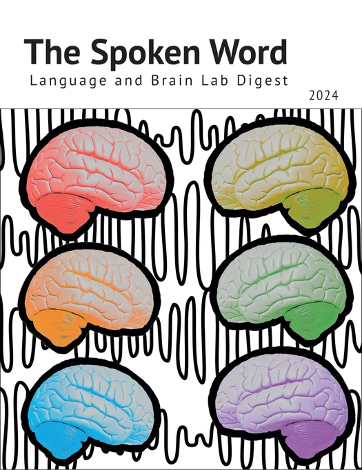The front cover of the 2024 issue of The Spoken Word research magazine