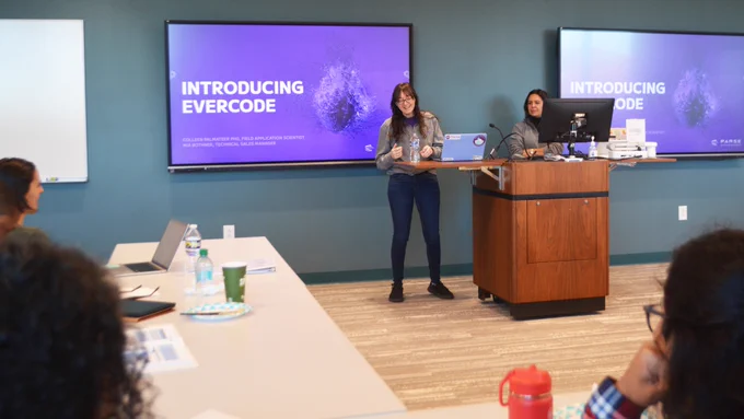 Parse representatives teaching about single-cell technologies.