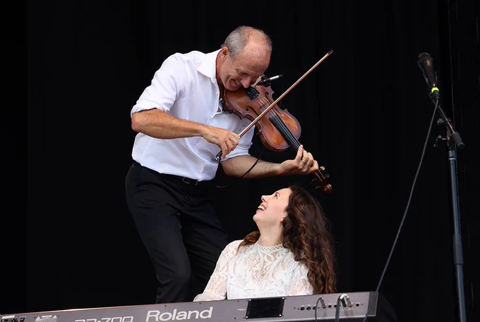 Donnell Leahy and Mary Francis Leahy in concert