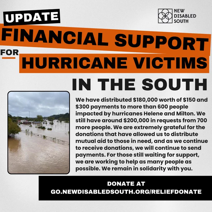 For those still waiting for support, we are working to help as many people as possible. We remain in solidarity with you.
