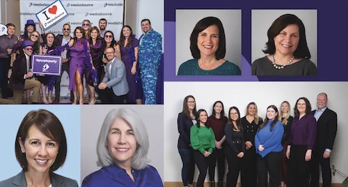 Pictured (clockwise) are execs from MediaSource TV, TierOne PR, Orangefiery, Spark PR & The Reis Group