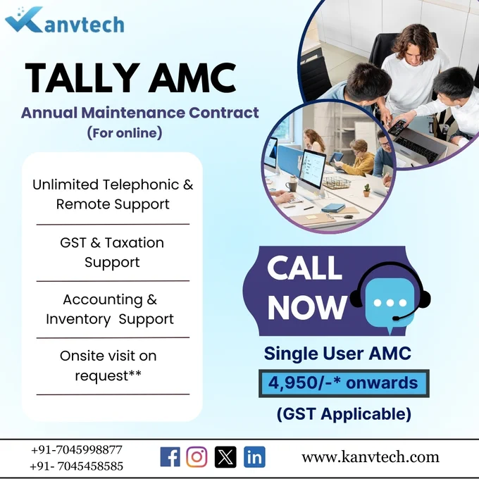 Efficient Tally AMC services by Kanvtech.