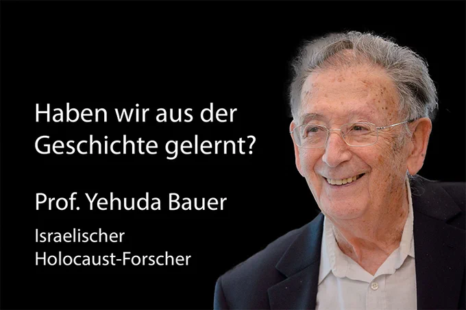 Professor Yehuda Bauer ist am 18. Oktober 2024 in einem Altenheim in Jerusalem im Alter von 98 Jahren verstorben. Foto: Heinrich-Böll-Stiftung from Berlin, Deutschland, CC BY-SA 2.0 , via Wikimedia Commons

https://www.auschwitz.info/de/presse/pressemitteilungen/presseinfo-einzeln/lesen/professor-yehuda-bauer-einer-der-grossen-zeitzeugen-und-historiker-des-holocaust-ist-tot-3118.html