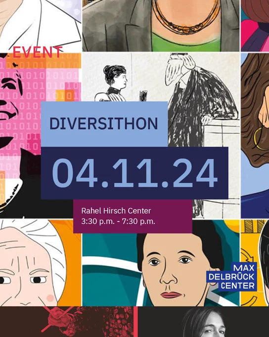 Diversithon
04.11.24
Rahel Hirsch Center
3:30 p.m. - 7:30 p.m.