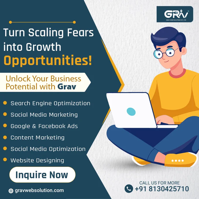Maximize your growth potential with expert guidance.




𝐅𝐎𝐑 𝐌𝐎𝐑𝐄👇
📞 𝟗𝟏 𝟖𝟏𝟑𝟎𝟒𝟐𝟓𝟕𝟏𝟎, 𝟖𝟖𝟎𝟎𝟖𝟕𝟑𝟎𝟓𝟔

www.gravwebsolution.com



#businessgrowth #scaling #feartogrowth #opportunity #digitalmarketing #marketingstrategy #businesspotential #gravwebsolution