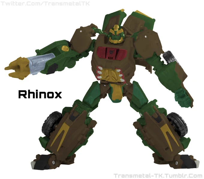 Studio Series Gamer Edition Ratchet as Rhinox in his Cybertronian mode