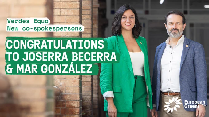 Verdes Equo New co-spokespersons