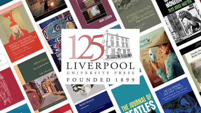 
Several AW24 LUP bookcovers on a white background with the LUP125 logo overlayed.