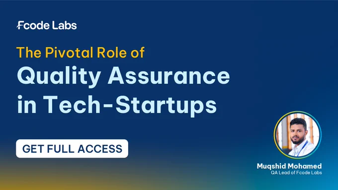 Fcode Labs' QA Whitepaper for Tech Startups