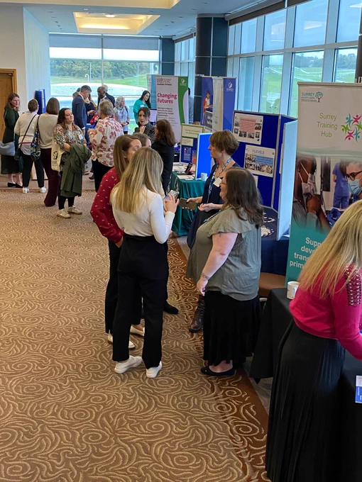 Interactions with partners and stakeholders at our marketplace for Surrey Heartlands Expo 2024