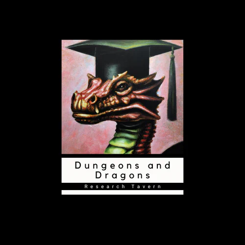 A dragon with an academic hat on