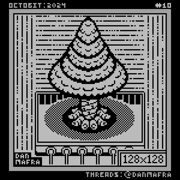 Dan Mafra // Octobit 2024 // #10 // 1-bit // Threads and Instagram: @danmafra. Follow me!