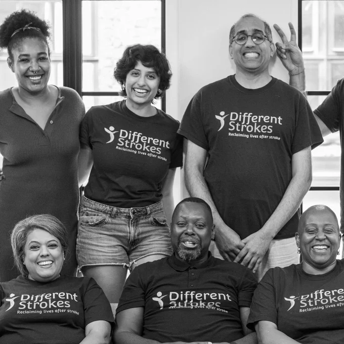  A vibrant group of stroke survivors from Black and South Asian backgrounds
