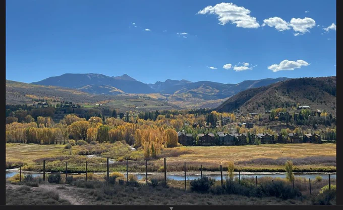 The mountains outside of Beaver Creek, site of the Institute for Higher Education 