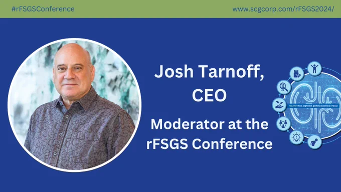 Josh Tarnoff, CEO. Moderator at the #rFSGS. www.scgcorp.com/rFSGS2024/