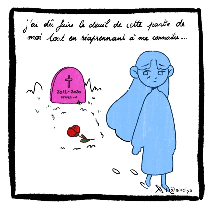 J'ai dû faire le deuil de cette partie de moi tout en réapprenant à me connaitre...