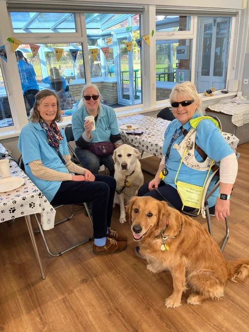 Uri and friends at a  fundraising team party 