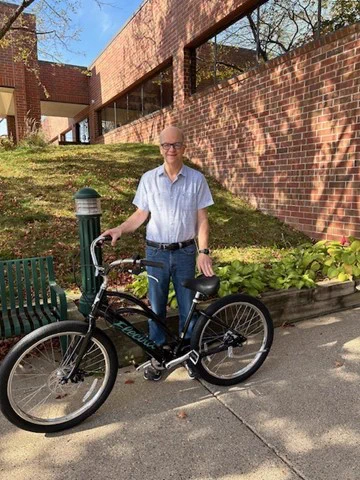 John L with the new electric bike