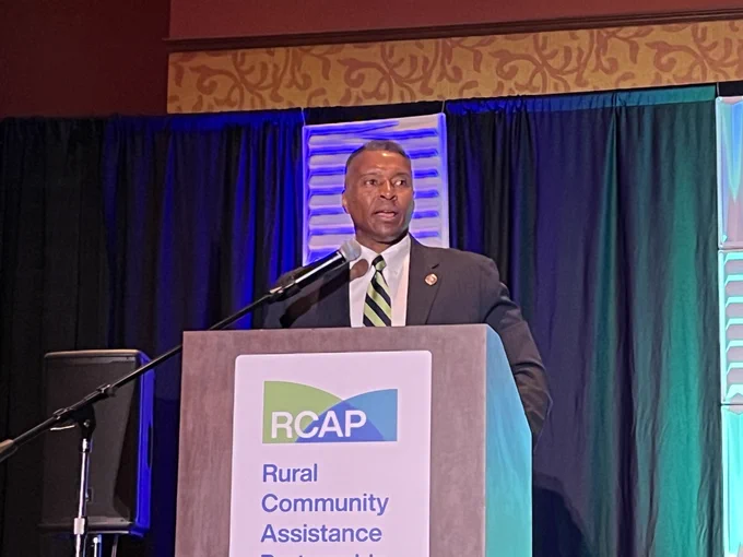 RD Under Secretary Dr. Basil Gooden speaking at the RCAP Conference in Omaha, NE today.