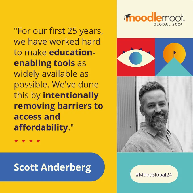 "For our first 25 years, we have worked hard to make education-enabling tools as widely available as possible. We've done this by intentionally removing barriers to access and affordability." -Scott Anderberg 