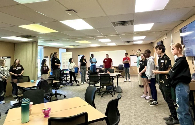 ALCDSB secondary students train to become classroom assistants for summer school classrooms as part of Focus on Youth Program.