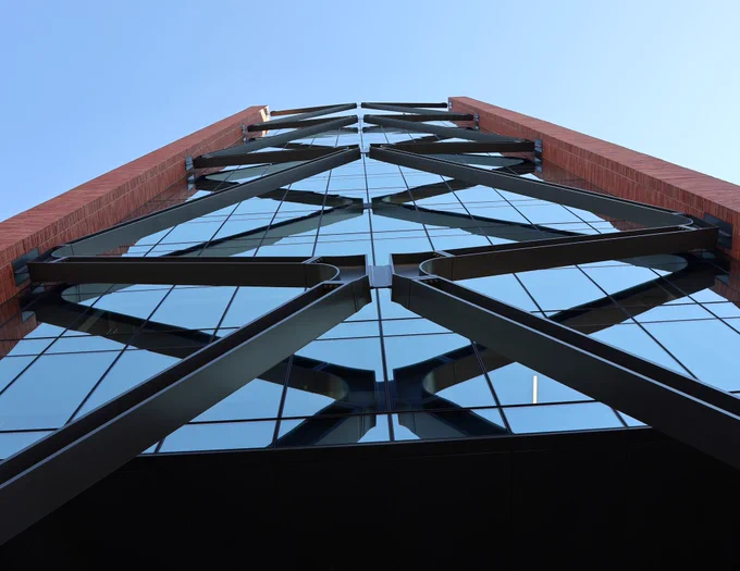Front of building