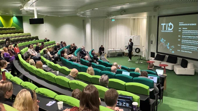 Dado Tokic is opening the Session 1 at Turku Imaging Day